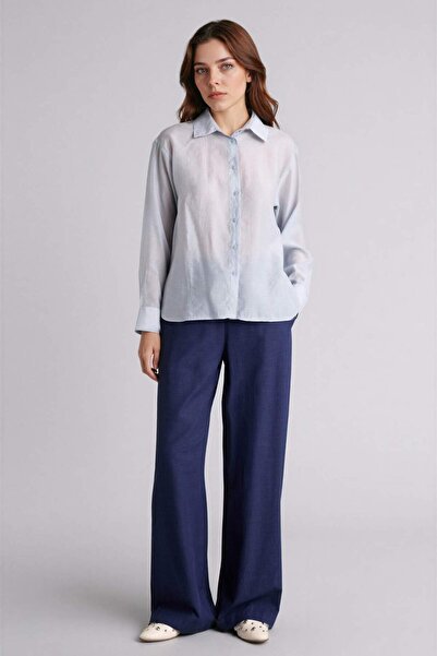 DeFacto Wide Leg Linen Mixed Pants F7960Ax26Sp