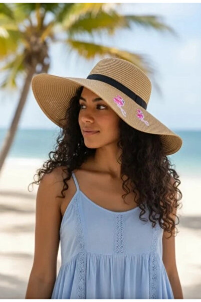 Bay Şapkacı قبعة فلامينجو سترو للنساء 7046
