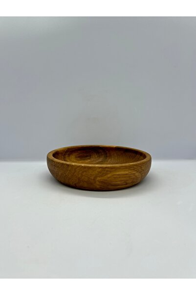 BM WOODCRAFT Quercus-01 Masif Meşe Ahşap Çerezlik / El Yapımı Doğal Sunumluk