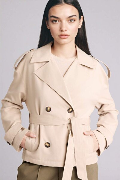 DeFacto Regular Fit Trench Coat E8581Ax26Sp