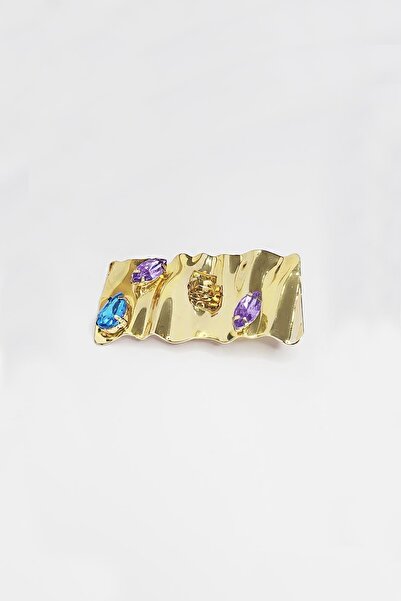 New Obsessions Geniş Taşlı Pens Toka