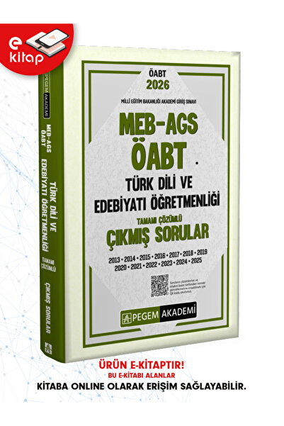 Pegem Akademi Yayıncılık 2026 MEB-AGS ÖABT Türk Dili ve Edebiyatı Öğretmenliğ...