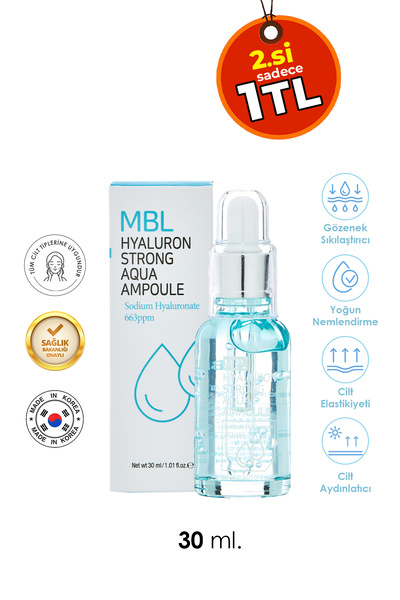 MBL Teresia Kuru Ciltler İçin Nemlendirici ve Onarıcı Saf ve Yoğun Hyaluronik...
