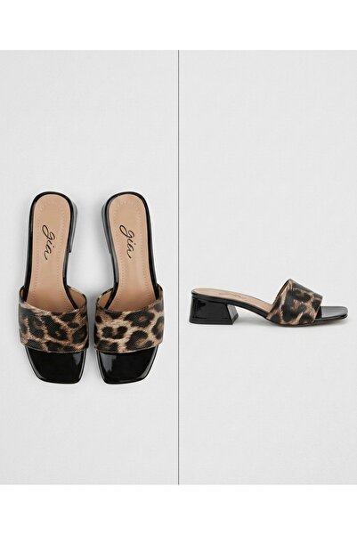 GİAccs. Mixed Color Heeled Slippers 2-Piece Combination