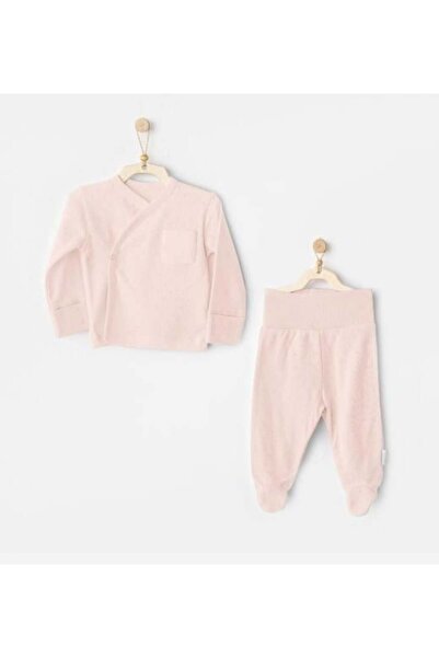 andywawa Ac25557 Side Snap Set 2'li Zıbın Takım Pink