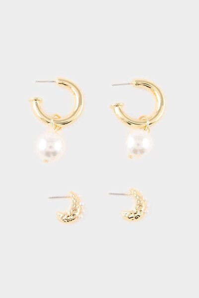 DeFacto Women's 2-Piece Earrings H0844Axns