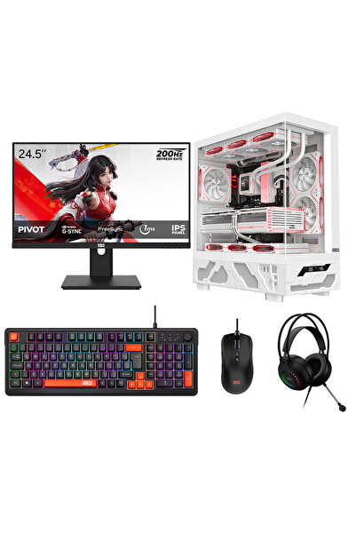 DRAGOS DRx9903 Ryzen 5 7600 16GB 512GB NVMe 12GB RTX5070 24.5 İnç 200Hz 1ms O...