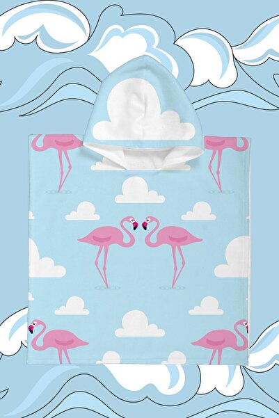 Evdek Pink Wings Copii Poncho Prosop de plajă