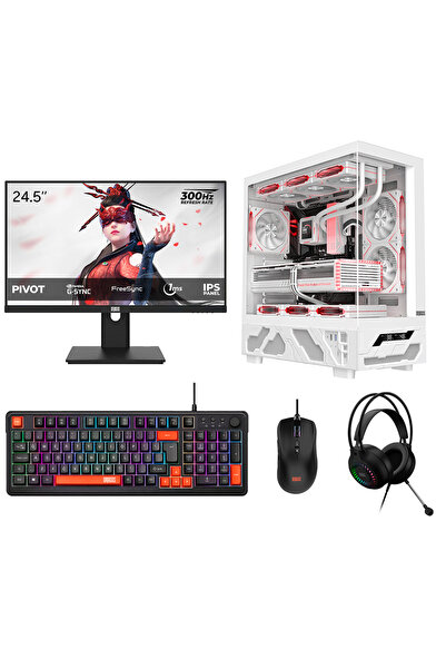 DRAGOS DRx9820 Ryzen 7 5700 16GB 512GB NVMe 8GB RTX5050 24.5 İnç 300Hz 1ms Oy...