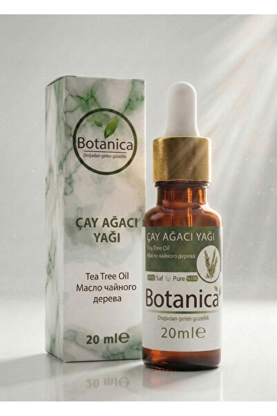 botanica زيت شجرة الشاي العطري (زيت تي تري) نقي 100% 20 مل - عناية منقية ومتو...