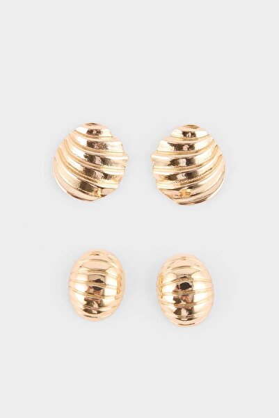 DeFacto Women's 2-Piece Earrings H0820Axns