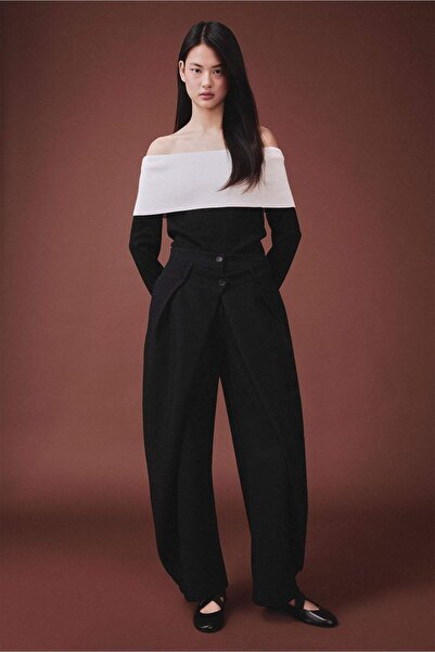 DeFacto Relax Fit High Waist Pants H5588Ax26Sp