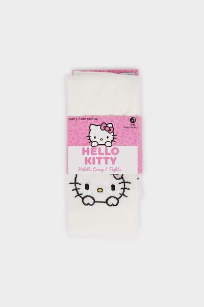 DeFacto Памучни чорапогащи Hello Kitty за момичета H1361A8NS