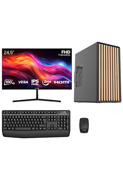 TURBOX Tx8665 i7 3770 16GB Ram 512GB SSD 24.5 inç Monitör Masaüstü Ofis Oem P...