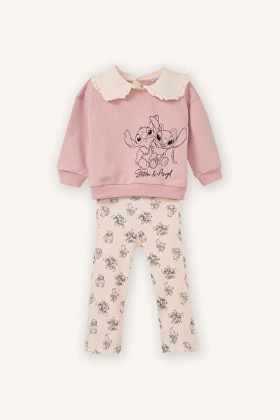 DeFacto Disney Lilo & Stitch 2-Piece Set for Baby Girl G8740A526Sp