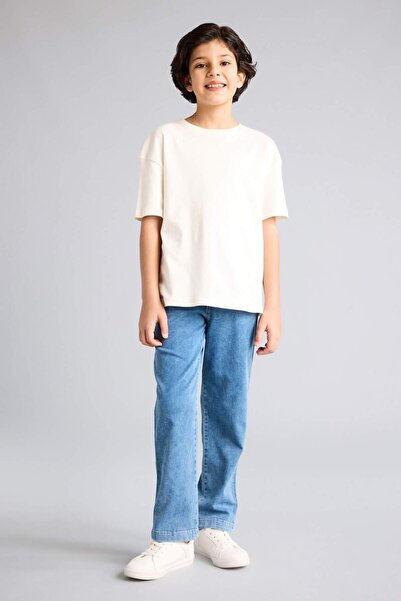DeFacto Straight Leg Jean Trousers for Boys G7594A826Sp