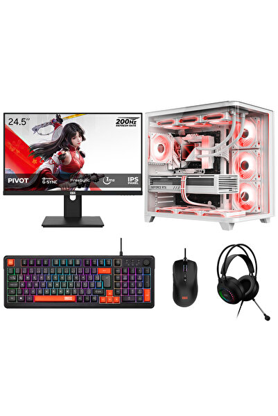 DRAGOS DRx9981 Ryzen 7 5700 16GB 512GB NVMe 16GB RX 9070XT 24.5 İnç 200Hz 1ms...