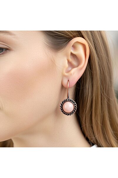 DOĞA KUTUSU Taurus, Aries and Libra Cinnabar Cinnabar Earrings Sunstone