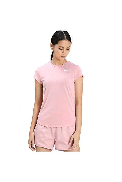 Puma Active Tee Bridal Rose Kadın Pembe Günlük Stil Tişört 58685780