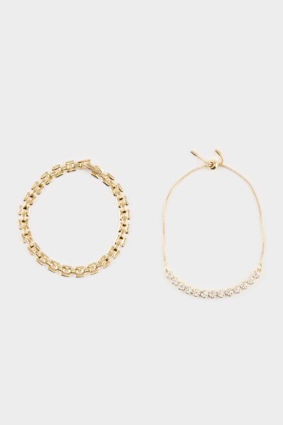 DeFacto Women's 2-Piece Bracelet H0780Axns