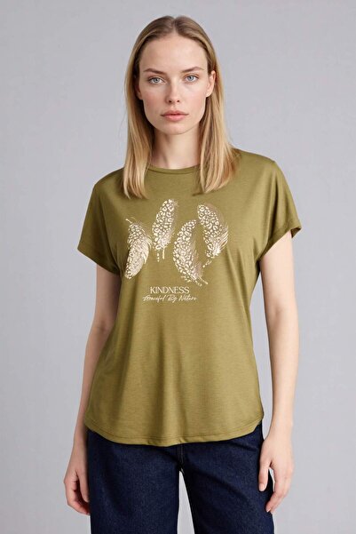 DeFacto Printed Short Sleeve T-Shirt G9261Ax26Sp