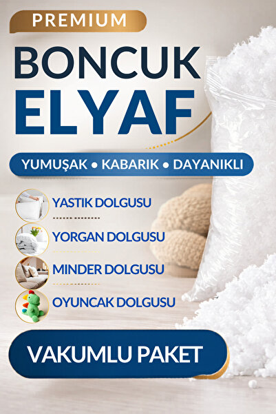 Elyaf Sepeti %100 Silikonlu 1.kalite 10 Kg Beyaz Boncuk Elyaf Amigurumi Yastık Minder Dolgusu