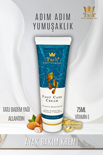 tach Ayak Bakım Kremi 75 ML Nemini Kaybetmiş, Çatlamış Ayaklar Ve Topuklar Iç...