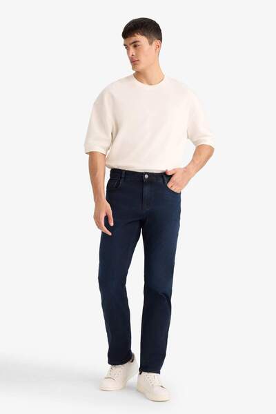 DeFacto Pantaloni din denim Sergio Regular Fit W7086AZ26SP