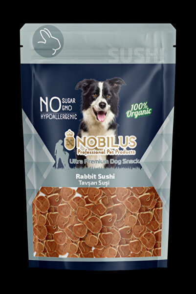NOBİLUS Köpek Ödül Maması Tavşanlı Sushi 80 Gr