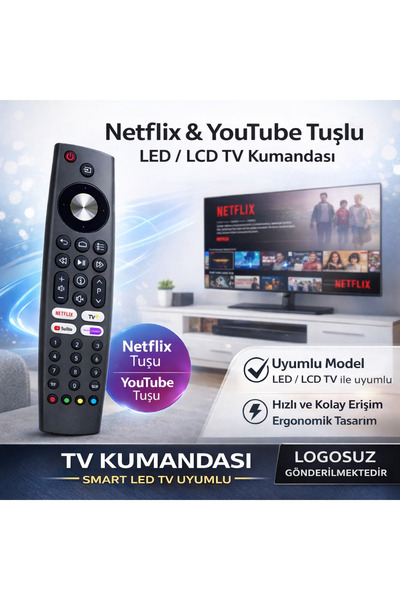 Arçelik Yeni Nesil Televizyon Kumandası Ts9187r