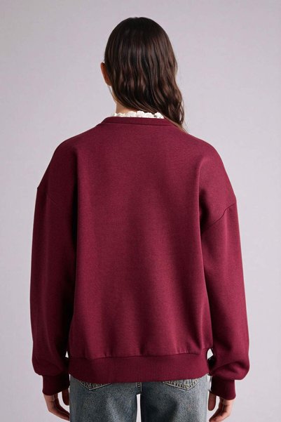 DeFacto Oversized Printed Sweatshirt G9608Ax26Sp