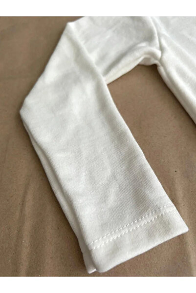 MODA Türk Bozkurt Kurt Baskılı Pamuklu Uzun Kollu Çıtçıtlı Bebek Body Zıbın A...