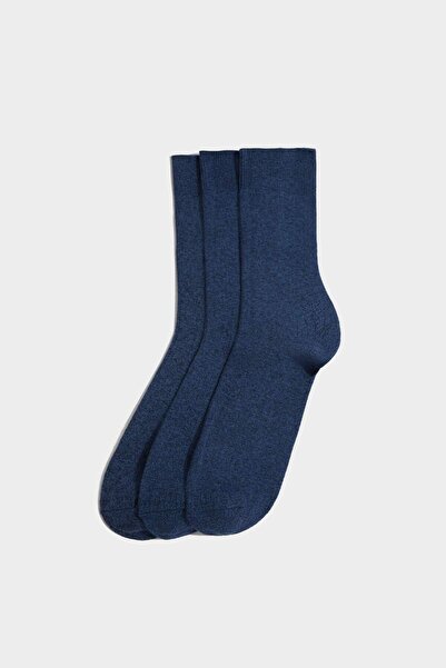 DeFacto Erkek 3lü Pamuk Akrilik Uzun Çorap H0892AXNS