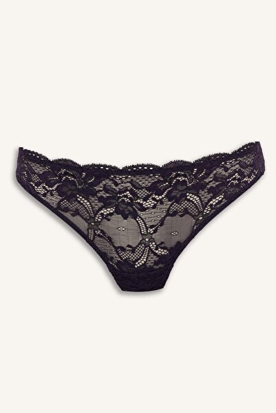 DeFacto Lace Detailed Lace Brazilian Panties G1184Ax26Sp