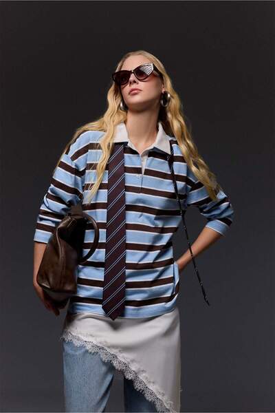 DeFacto Φούτερ με λαιμόκοψη πόλο σε χαλαρή γραμμή G9724AX26SP