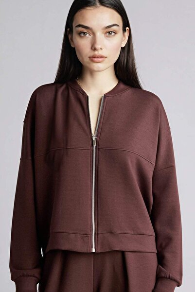 DeFacto Relax Fit Half Turtleneck Basic Plain Cardigan G8506Ax26Sp