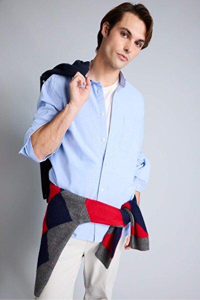 DeFacto 100% Cotton Basic Shirt A8028Ax26Sp