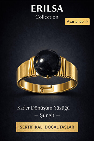 Tesbih Atölyesi Sertifikalı Kalın Tımbıl Gold Model Şungit - Shungite Taşı Yü...