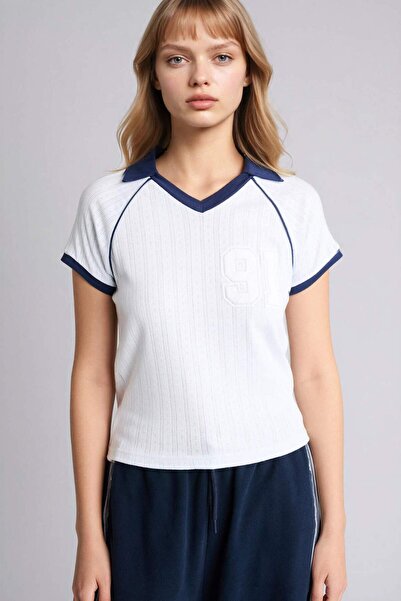 DeFacto Прилепваща тениска с къс ръкав G7179AX26SP