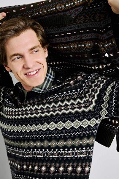 DeFacto Standard Fit Knitwear Sweater G8414Ax25Cw