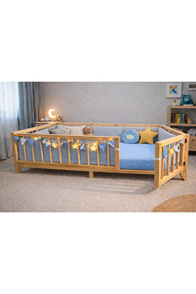 SRKYHOME CONSEPT YUVARLAK ÇITALI BEBEK VE ÇOCUK KARYOLASI