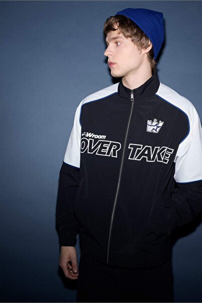 DeFacto Oversized Wide Fit Stand Collar Waterproof Coat F8460Ax26Sp