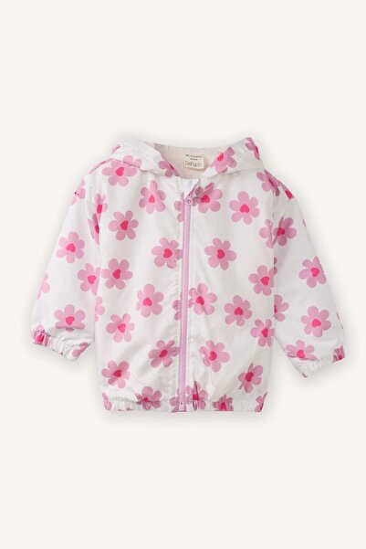 DeFacto Pelernă de ploaie impermeabilă cu glugă pentru fetiță F8355A526SP