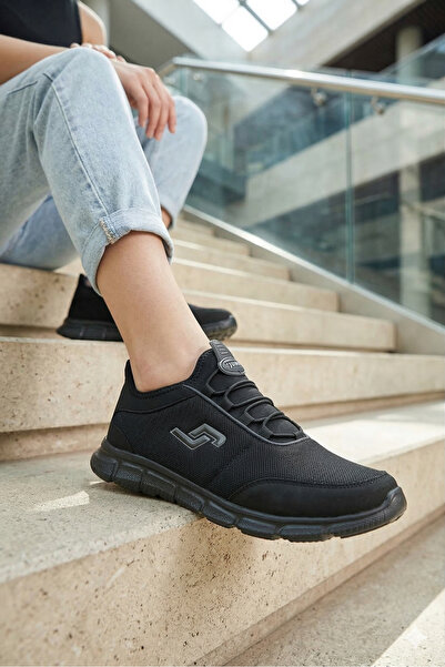 Jump حذاء رياضي رجالي مريح من كومفورت ميموري تاب 15529 - أسود - 40