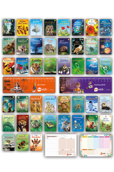 Tübitak Yayınları Popüler Bilim İlk Okuma Kitapları 43 Kitap Set (Okul Öncesi...