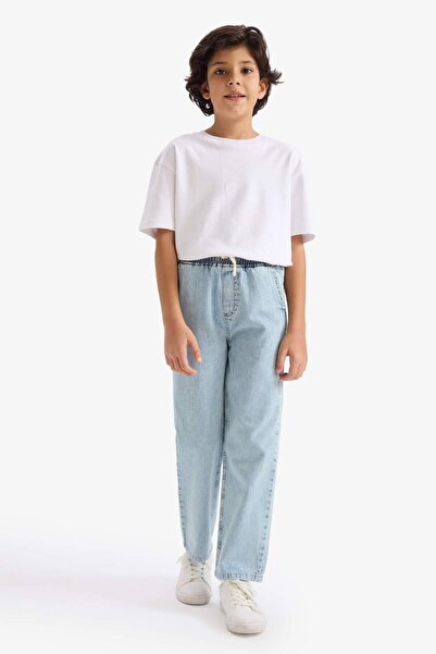 DeFacto Pantaloni din denim cu picior drept pentru băieți G6984A826SP