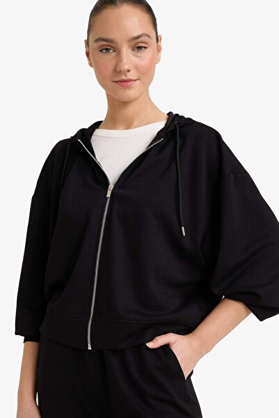 DeFacto Boxy Fit Zippered Sweatshirt G5257Ax26Sp