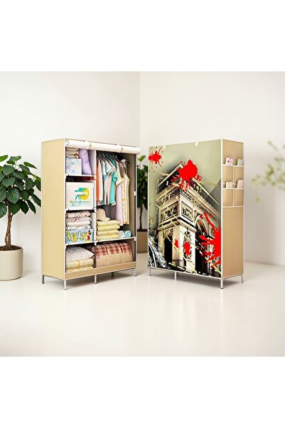 Vision Portable clothes organizer (wardrobe) - beige color