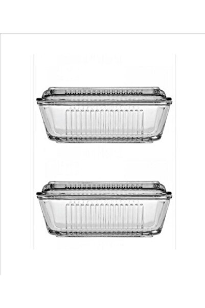 Paşabahçe Cam Tereyağı Saklama Kabı 2 Li 97711