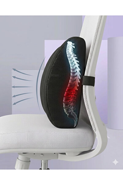 MİYA MEDİKAL Ortopedik Bel ve Sırt Minderi Ofis ve Araç Koltuğu Destek Yastığı